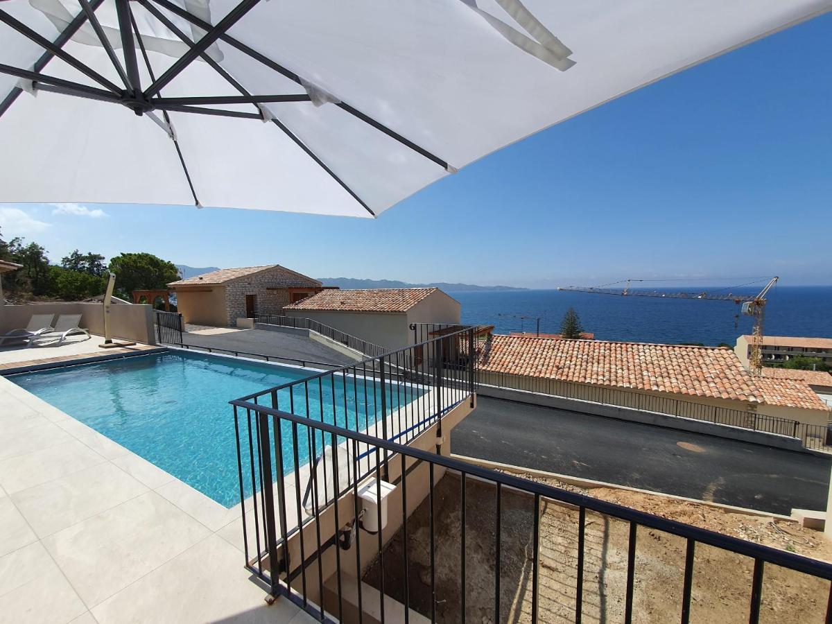 St-Florent Appartement Neuf Vue Mer Panoramique Piscine 4 Chambres - Mor401 Saint-Florent  Exterior foto